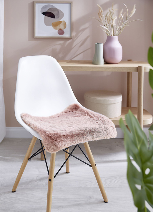 Dekokissen & Hüllen - Kuschelige Wohnaccessoire, in Größe 101 (Fellform, 55x 80 cm) bis 405 (Sitzkissen, 40x 40 cm), in Farbe WEISS Ansicht 12