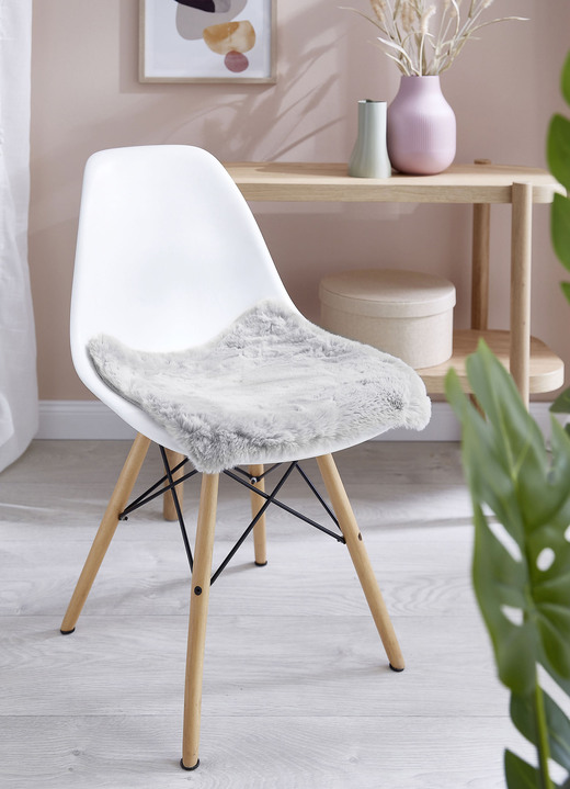 Dekokissen & Hüllen - Kuschelige Wohnaccessoire, in Größe 101 (Fellform, 55x 80 cm) bis 405 (Sitzkissen, 40x 40 cm), in Farbe WEISS Ansicht 8