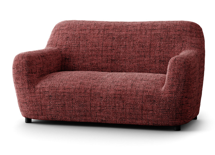 Sessel- & Sofaüberwürfe - Pflegeleichte Stretchbezüge in Mikrofaser-Qualität, in Größe 101 (Sesselbezug) bis 106 (Stuhlbezug), in Farbe ROT Ansicht 14
