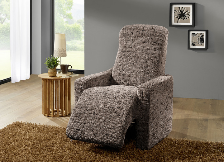 Sessel- & Sofaüberwürfe - Pflegeleichte Stretchbezüge in Mikrofaser-Qualität, in Größe 101 (Sesselbezug) bis 106 (Stuhlbezug), in Farbe ROT Ansicht 22