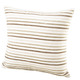 Dekokissen & Hüllen - Kissenbezug im Streifen-Design, in Größe 105 (40x40 cm) bis 110 (50x50 cm), in Farbe BEIGE – Farbe BEIGE – Ansicht 1
