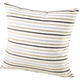Dekokissen & Hüllen - Kissenbezug im Streifen-Design, in Größe 105 (40x40 cm) bis 110 (50x50 cm), in Farbe BEIGE – Farbe GRAU – Ansicht 1