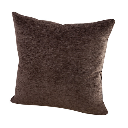 Dekokissen & Hüllen - Kissenbezug in Jacquard-Qualität, in Größe 105 (40x40 cm) bis 110 (50x50 cm), in Farbe BEIGE – Farbe BRAUN – Ansicht 