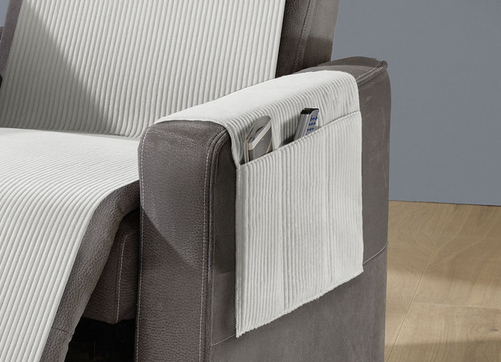 Wohnen - Wohnaccessoires mit Anti-Rutsch-Beschichtung Ansicht 8 Wohnen - Wohnaccessoires mit Anti-Rutsch-Beschichtung, in Größe 101 (Sesselschoner, 50x140 cm) bis 924 (Kissenbezug, 40x 80 cm), in Farbe GRÜN Ansicht 8