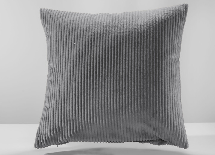 Sessel- & Sofaüberwürfe - Wohnaccessoires mit Anti-Rutsch-Beschichtung, in Größe 101 (Sesselschoner, 50x140 cm) bis 924 (Kissenbezug, 40x 80 cm), in Farbe SILBER Ansicht 28