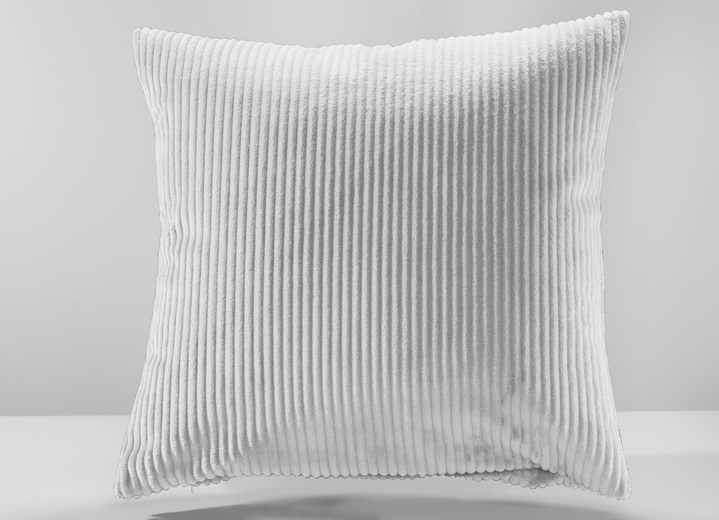 Sessel- & Sofaüberwürfe - Wohnaccessoires mit Anti-Rutsch-Beschichtung, in Größe 101 (Sesselschoner, 50x140 cm) bis 924 (Kissenbezug, 40x 80 cm), in Farbe SILBER Ansicht 1