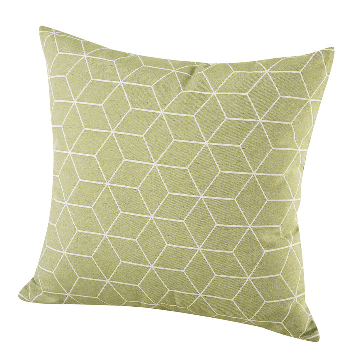 Dekokissen & Hüllen - Moderne Kissenbezüge in Jacquard-Qualität, in Größe 105 (40x40 cm) bis 110 (50x50 cm), in Farbe TAUPE Ansicht 7