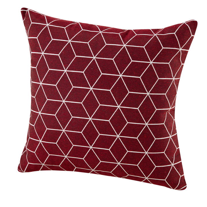 Dekokissen & Hüllen - Moderne Kissenbezüge in Jacquard-Qualität, in Größe 105 (40x40 cm) bis 110 (50x50 cm), in Farbe TAUPE Ansicht 10