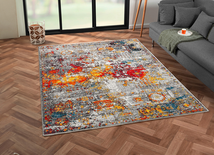 Modern - Farbenfrohe Brücken und Teppiche, in Größe 111 (Brücke, 60x110 cm) bis 282 (Teppich, 200x290 cm), in Farbe MULTICOLOR Ansicht 2