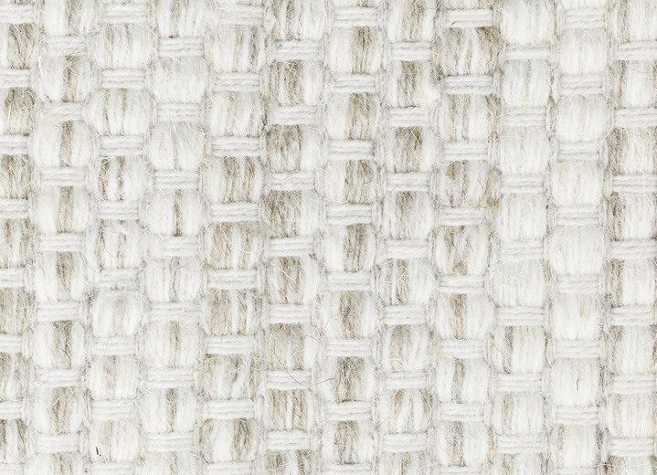 Modern - Brücken und Teppiche aus feuchtigkeitsregulierender Naturfaser Ansicht 8 Modern - Brücken und Teppiche aus feuchtigkeitsregulierender Naturfaser, in Größe 100 (Brücke, 60x 90 cm) bis 289 (Teppich, 240x290 cm), in Farbe NATURWEISS Ansicht 8