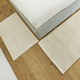 Modern - Brücken und Teppiche mit Anti-Rutschbeschichtung – Farbe CREME – Ansicht 10 Modern - Brücken und Teppiche mit Anti-Rutschbeschichtung, in Größe 103 (Brücke, 80x 80 cm) bis 315 (Bettumrandung 2x 60x110 + 1x 80x200 cm ), in Farbe ANTHRAZIT – Farbe CREME – Ansicht 10