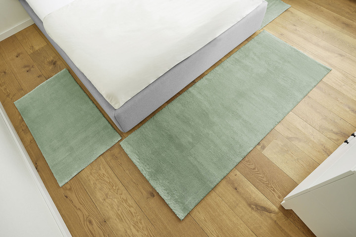 Modern - Brücken und Teppiche mit Anti-Rutschbeschichtung Ansicht 41 Modern - Brücken und Teppiche mit Anti-Rutschbeschichtung, in Größe 103 (Brücke, 80x 80 cm) bis 315 (Bettumrandung 2x 60x110 + 1x 80x200 cm ), in Farbe ANTHRAZIT Ansicht 41