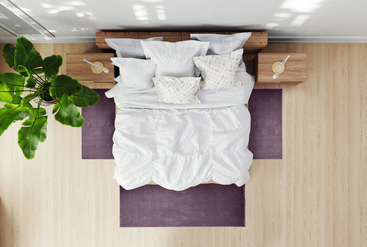 Modern - Brücken und Teppiche mit Anti-Rutschbeschichtung Ansicht 26 Modern - Brücken und Teppiche mit Anti-Rutschbeschichtung, in Größe 103 (Brücke, 80x 80 cm) bis 315 (Bettumrandung 2x 60x110 + 1x 80x200 cm ), in Farbe ANTHRAZIT Ansicht 26