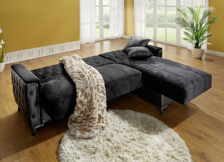 Sessel - Polstermöbel mit Bettkasten und Liegefunktion, in Farbe CREME, in Ausführung Sessel mit Funktion Ansicht 18