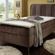 Boxspringbetten - Boxspringbett mit Bettkasten und Topper – Farbe BRAUN Boxspringbetten - Boxspringbett mit Bettkasten und Topper, in Farbe ROT