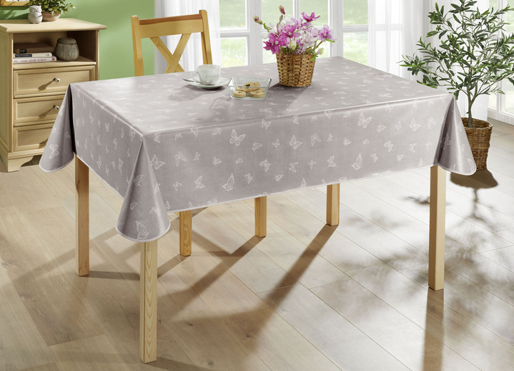 Gartentischdecken - Abwaschbare Wachstuch-Tischdecke, in Größe 108 (Tischdecke, 80/ 80 cm) bis 190 (Tischdecke oval, 140/190 cm), in Farbe ROSÉ Ansicht 6