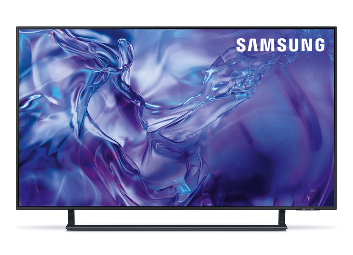 Fernseher - Rahmenloser Samsung 4K-Ultra-HD-LED-Fernseher mit Smart-TV, in Farbe SCHWARZ Ansicht 2