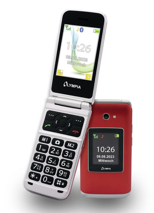 Mobil-Telefone - Olympia VITUS 4G Klapphandy mit Großtasten Ansicht 5 Mobil-Telefone - Olympia VITUS 4G Klapphandy mit Großtasten, in Farbe SCHWARZ Ansicht 5