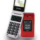 Mobil-Telefone - Olympia VITUS 4G Klapphandy mit Großtasten – Farbe ROT – Ansicht 1 Mobil-Telefone - Olympia VITUS 4G Klapphandy mit Großtasten, in Farbe SCHWARZ – Farbe ROT – Ansicht 1