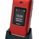 Mobil-Telefone - Olympia VITUS 4G Klapphandy mit Großtasten – Farbe ROT – Ansicht 3 Mobil-Telefone - Olympia VITUS 4G Klapphandy mit Großtasten, in Farbe SCHWARZ – Farbe ROT – Ansicht 3
