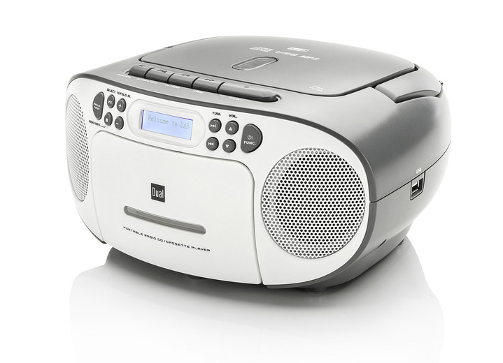 - CD-Boombox mit DAB+ Radio, in Farbe GRAU Ansicht 4