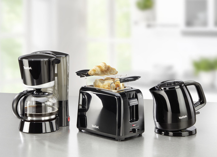 - Tefal Frühstücksserie im kompakten Design, in Farbe SCHWARZ, in Ausführung Toaster