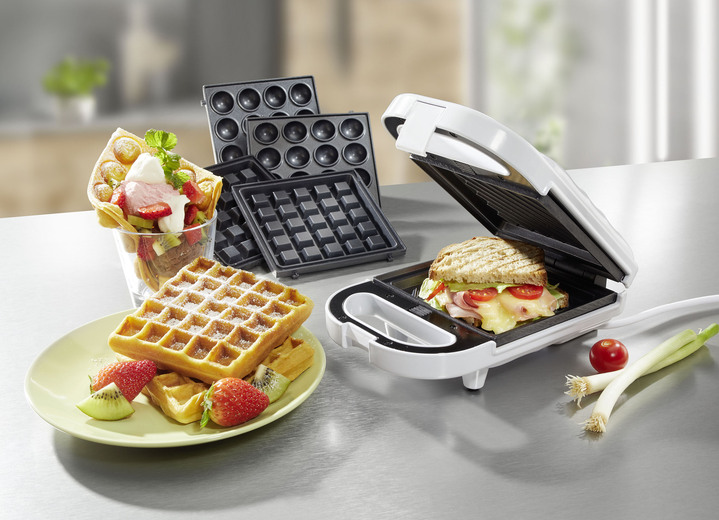 - 3-in-1 Snack-Maker von Korona – süß oder herzhaft, in Farbe WEISS