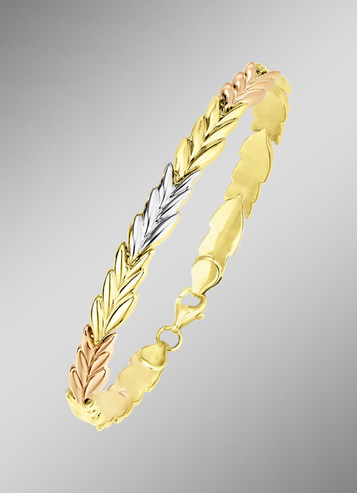 - Hochwertiges Armband in Tricolor, in Farbe  Ansicht 1