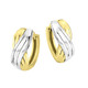 Ohrschmuck - Creolen in Bicolor, in Farbe  – Ansicht 2