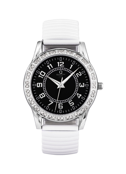 - Moderne Quartz-Damenuhr mit Zugband, in Farbe  Ansicht 2