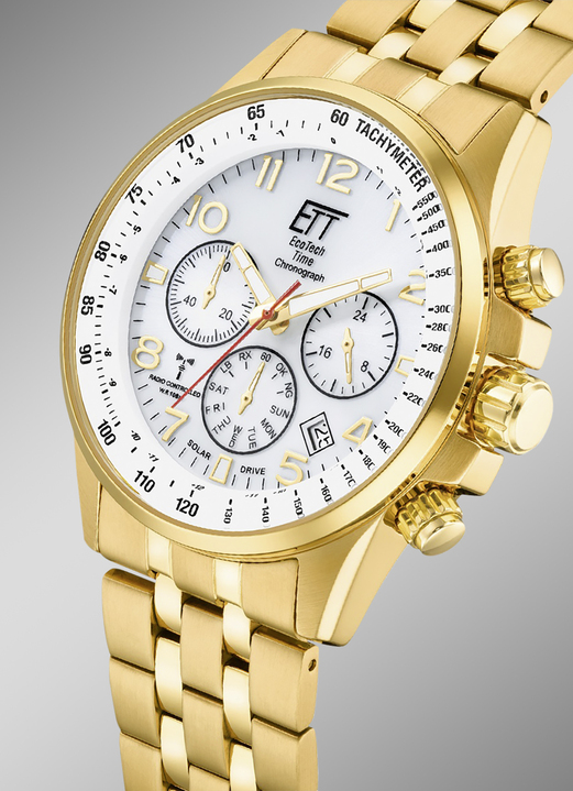 Funkuhren/Solaruhren - Funk-Solar-Herrenuhr ETT EGS-11614-42MS Ansicht 3 Funkuhren/Solaruhren - Funk-Solar-Herrenuhr ETT EGS-11614-42MS, in Farbe  Ansicht 3