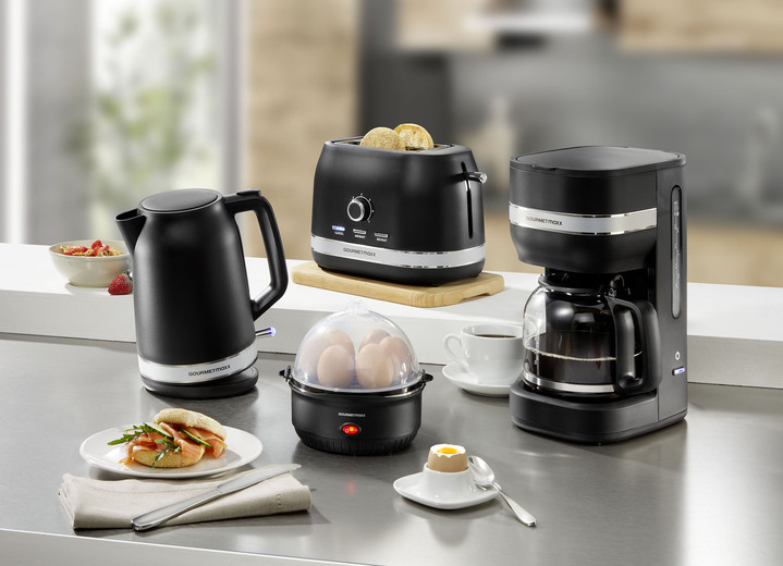 Küchengeräte-Serien - Frühstücksserie in modernem Design, in Farbe CREME, in Ausführung Eierkocher Ansicht 3