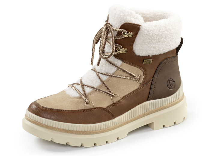 Stiefel & Stiefeletten - Remonte, gefütterte Damen-Boots, Winterschuhe, Weite G, mit Reißverschluss, in Größe 036 bis 042, in Farbe ECRU-BEIGE Ansicht 5