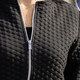 Langarm - Blusenjacke mit Stehkragen – Farbe SCHWARZ – Ansicht 2 Langarm - Blusenjacke mit Stehkragen, in Größe 034 bis 050, in Farbe SCHWARZ – Farbe SCHWARZ – Ansicht 2