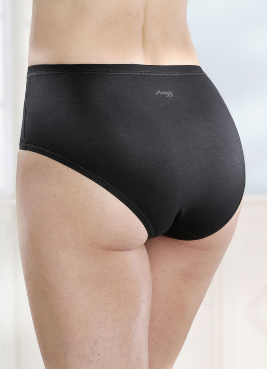 Slips - Sloggi Dreierpack Slips mit BIO-Baumwolle, in Größe L (44/46) bis XXL (52/54), in Farbe PUDER Ansicht 3