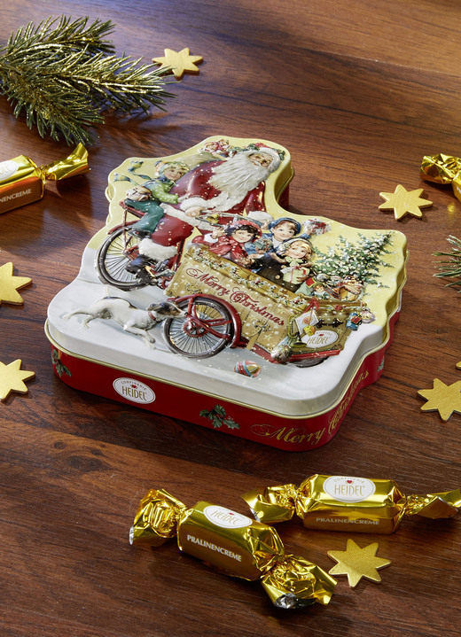 Weihnachtsleckereien - Nostalgische Dose aus Metall, in Farbe BUNT