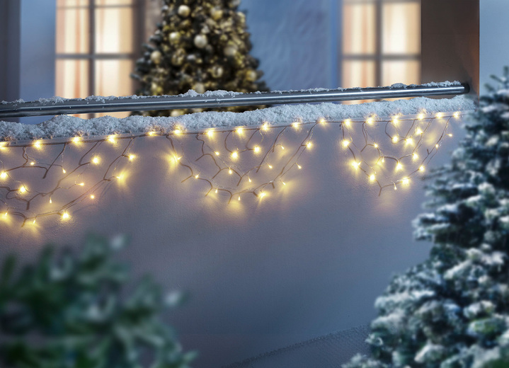 Weihnachten - Steckerfertige Bogen-Lichterkette, in Farbe TRANSPARENT Ansicht 1