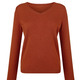 Pullover & Strickmode - Pullover mit Kaschmir  – Farbe TERRAKOTTA – Ansicht 2 Pullover & Strickmode - Pullover mit Kaschmir , in Größe 038 bis 052, in Farbe BEIGE – Farbe TERRAKOTTA – Ansicht 2