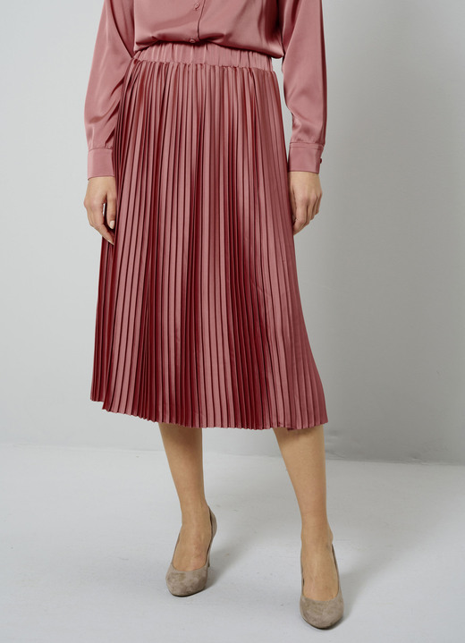 - Plisseerock, in Größe 019 bis 052, in Farbe ALTROSÉ Ansicht 2