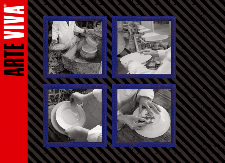 Wohnaccessoires - Porzellan-Geschirr Millefiori aus hochwertigem weißen Porzellan Ansicht 13 Wohnaccessoires - Porzellan-Geschirr Millefiori aus hochwertigem weißen Porzellan, in Farbe , in Ausführung Henkelbecher Millefiori, 6er-Set Ansicht 13