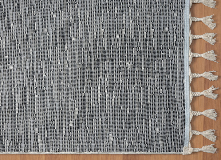 Modern - Pflegeleichte Brücken und Teppiche, in Größe 185 (Brücke, 140x200 cm) bis 312 (Teppich rund, ø 240 cm), in Farbe GRAU MELIERT Ansicht 6