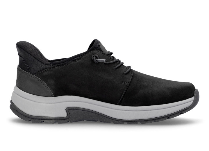 Slipper & Schnürschuhe - Rieker Sneaker mit verstärkter Hinterkappe für einfaches Einschlüpfen, in Größe 040 bis 047, in Farbe SCHWARZ Ansicht 2