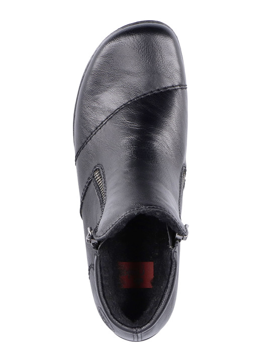 Stiefel & Stiefeletten - Rieker Bootie mit Ziersteppung Ansicht 2 Stiefel & Stiefeletten - Rieker Bootie mit Ziersteppung, in Größe 036 bis 042, in Farbe SCHWARZ Ansicht 2