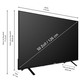 Fernseher - Telefunken XUTO750S 4K-UHD LED Fernseher, in Farbe SCHWARZ