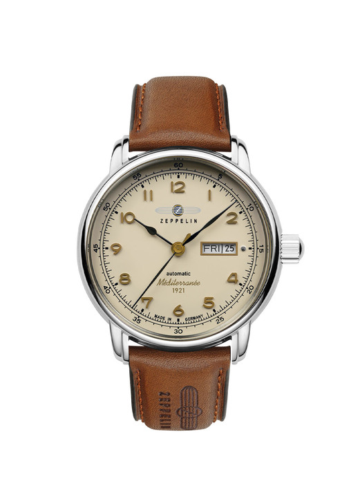 Mechanikuhren / Automatikuhren - Zeppelin Automatik-Herrenuhr, in Farbe  Ansicht 2