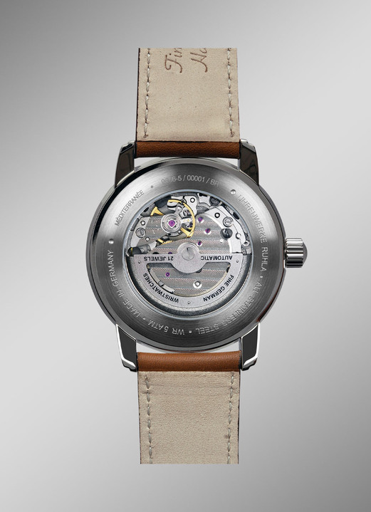 Mechanikuhren / Automatikuhren - Zeppelin-Automatik-Herrenuhr, in Farbe  Ansicht 5