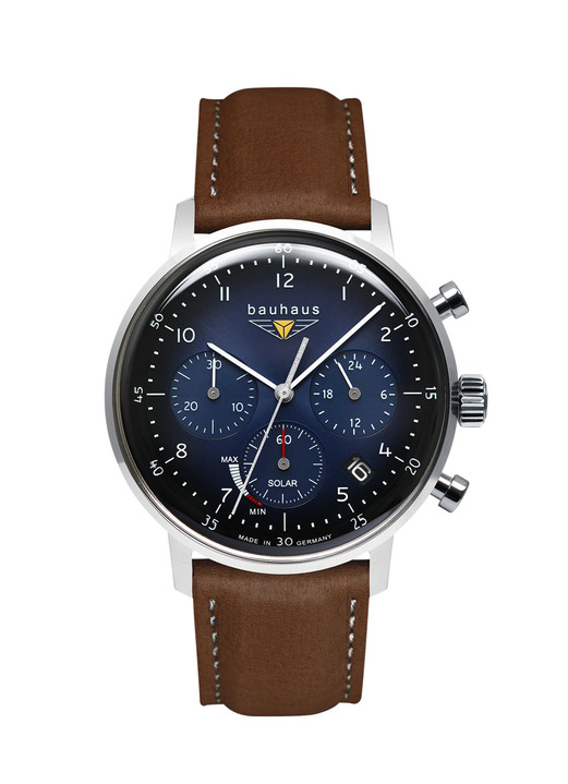 Funkuhren/Solaruhren - Bauhaus Solar-Herrenuhr, in Farbe  Ansicht 2