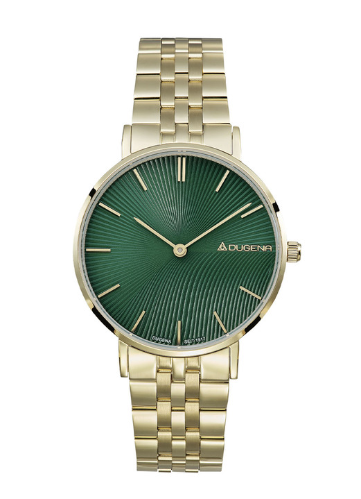 Quartzuhren - Dugena-Quartz-Damenuhr mit Edelstahlbandgehäuse, in Farbe  Ansicht 2