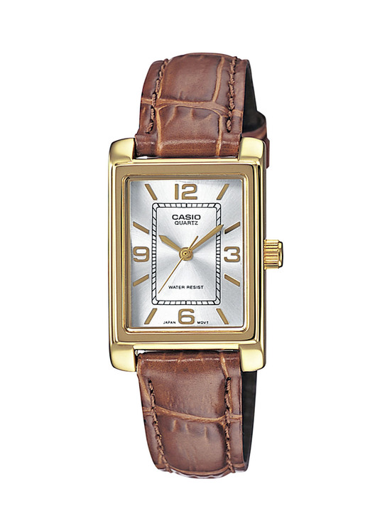 Lederband - Casio Quartz-Damenuhr, in Farbe  Ansicht 2