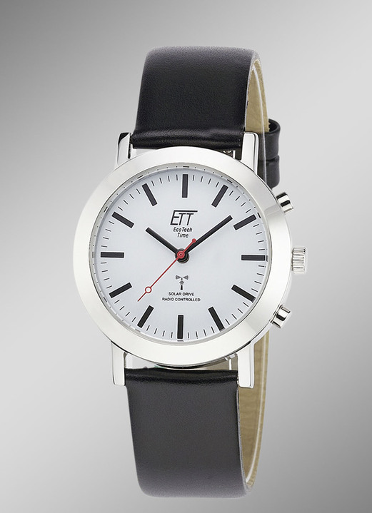 Funkuhren/Solaruhren - ETT  Professional Funk-Solar-Partneruhren, in Farbe , in Ausführung Herrenuhr Ansicht 5